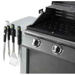 Cook'In Garden Pack Barbecue gaz sur chariot FLAVO avec Housse et Coffret 3 pièces aimantés Hot