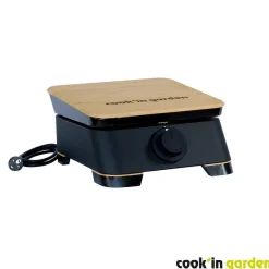 Cook'In Garden Pack Plancha électrique DUNE avec Housse pour barbecue et plancha, Kit pour cuisson plancha Online