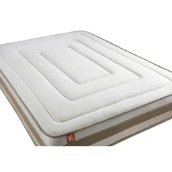 Marmottes & Co Pack prêt a dormir matelas LE RAFFINÉ Ressorts ensaches Memoire de forme BioVisco sommier Beige New