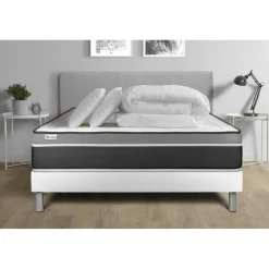 VITALIT Pack prêt a dormir VITAL CARE sommier Kit blanc Sale