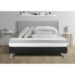 VITALIT Pack prêt a dormir VITAL RELAX sommier Kit noir Discount