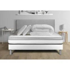 VITALIT Pack prêt a dormir VITAL RELAX sommier Kit blanc New