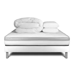 VITALIT Pack prêt a dormir VITAL RELAX sommier Kit blanc New