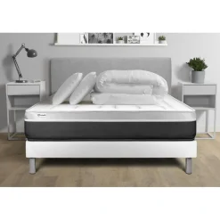 VITALIT Pack prêt a dormir VITAL SOFT sommier Kit blanc Discount