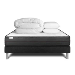 VITALIT Pack prêt a dormir VITALPOWER sommier Kit noir Clearance