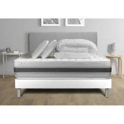 VITALIT Pack prêt a dormir VITALSPRING RECOVER sommier Kit blanc Hot