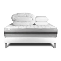 VITALIT Pack prêt a dormir VITALSPRING RECOVER sommier Kit blanc Hot