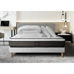 Prestige literie Pack Suite sommier Kit Blanc Clearance