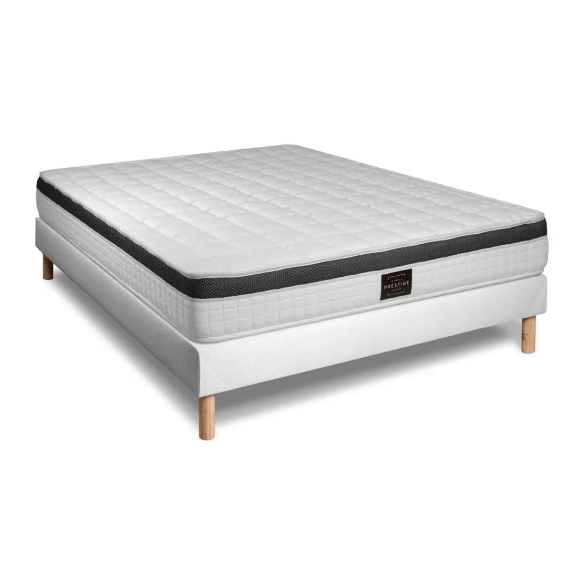 Prestige literie Pack Superieur Memoire de forme 3 zones Blanc Best