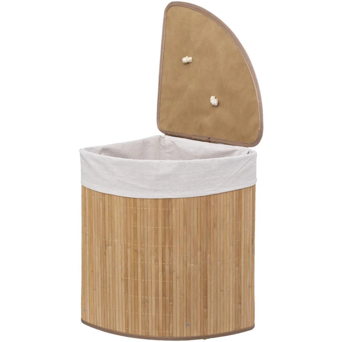 3S. x Home Panier à linge angle 48l en bambou Hot