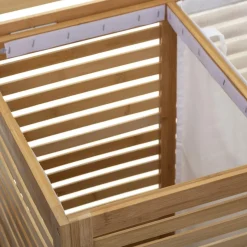 3S. x Home Panier à linge double 50L Discount