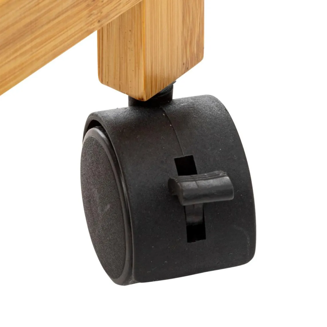 3S. x Home Panier à linge et à roulette en bambou 52L beige Online