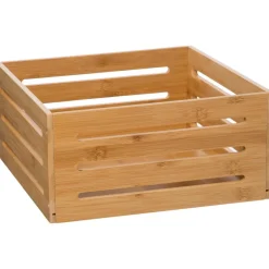 3S. x Home Panier de Rangement 31 x 15 Bambou Plein Discount