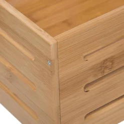 3S. x Home Panier de Rangement 31 x 15 Bambou Plein Discount