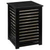 3S. x Home PANIER LINGE 65L BOIS NOIR Discount