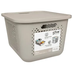 3S. x Home Panier Sand lin couleur gris Discount