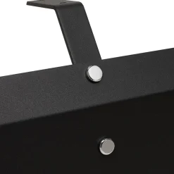 ALTEREGO Panneau de modestie 'SECRET' noir pour bureau Outlet