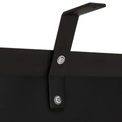 ALTEREGO Panneau de modestie 'SECRET' noir pour bureau Outlet