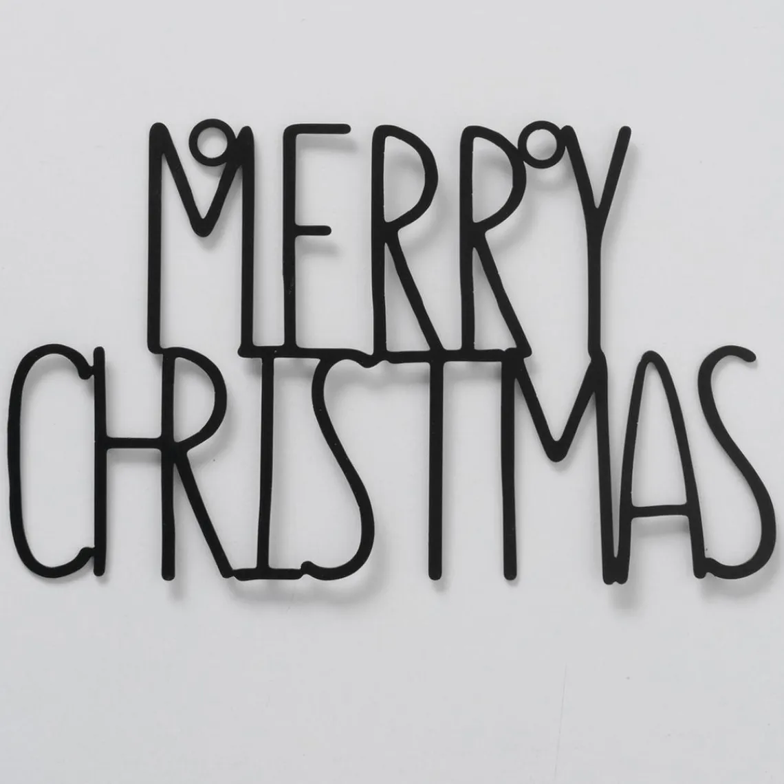 Becquet PANPAN PANNEAU METAL MERRY CHRISTMAS Hot