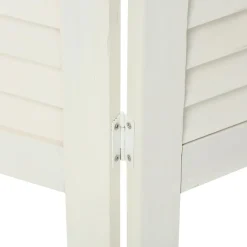 3S. x Home Paravent bois 170X40 Blanc Discount