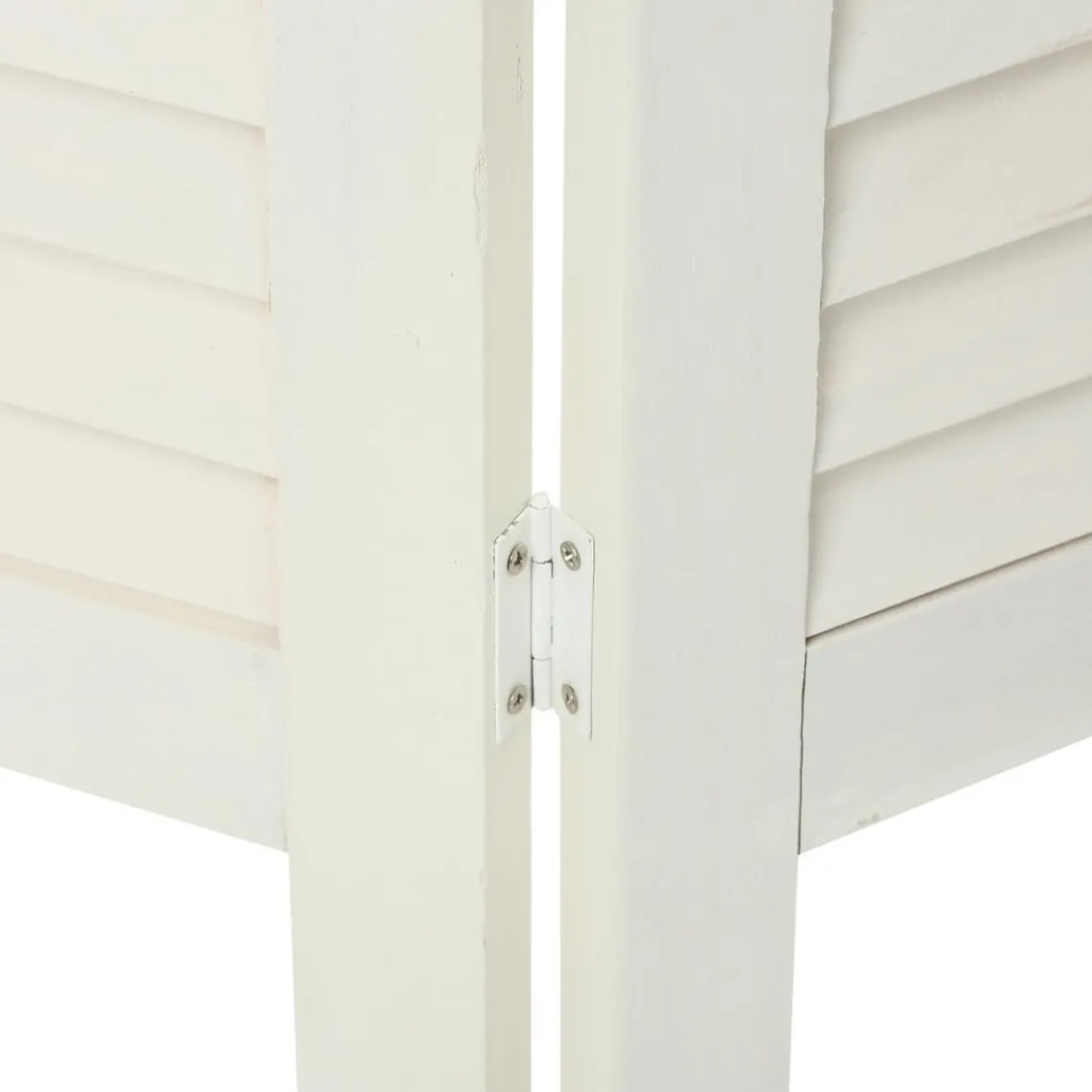 3S. x Home Paravent bois 170X40 Blanc Discount