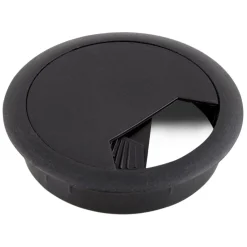 ALTEREGO Passe-câbles 'ORGA' en matière plastique noire pour bureau New