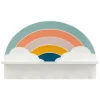 3S. x Home Patère étagère enfant Soel motif arc-en-ciel 4 crochets Outlet