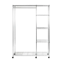 3S. x Home Penderie 4 niveaux sur roulettes