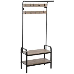 3S. x Home Penderie vestiaire 2 étagères New