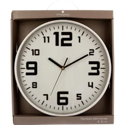 3S. x Home Pendule argent D30 Outlet