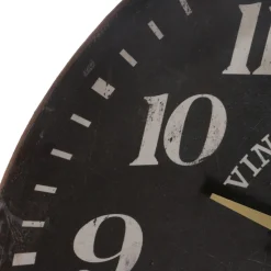 3S. x Home Pendule en panneau de bois MDF D38cm