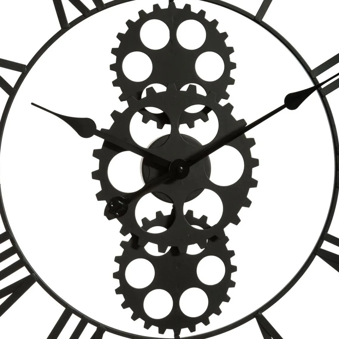 3S. x Home Pendule Mécanique en Métal et Bois Online