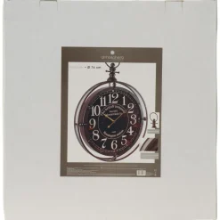 3S. x Home Pendule métal gousset noir D60 Sale