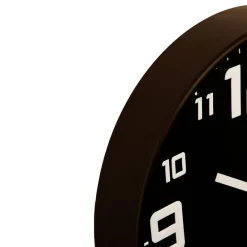 3S. x Home Pendule plastique silence noir D30 Outlet