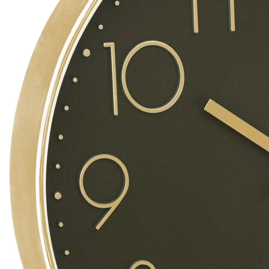 3S. x Home Pendule Silence Plastique kaki Sale