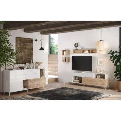 3S. x Home Petit buffet 181 cm MONACO panneaux de particules Discount