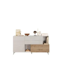 3S. x Home Petit buffet 181 cm MONACO panneaux de particules Discount