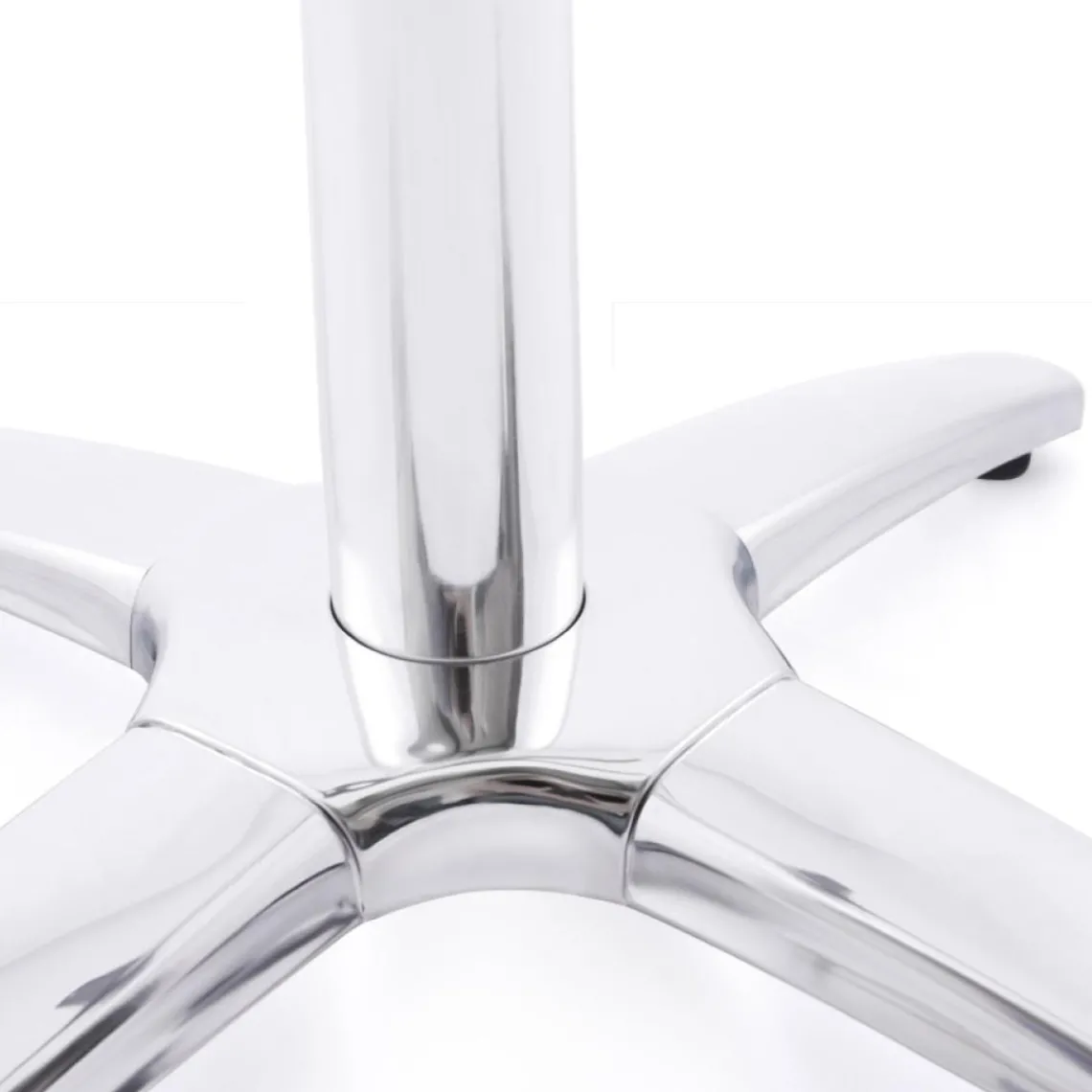 ALTEREGO Pied de table 'CHIKO' en métal chromé pour intérieur et extérieur Sale