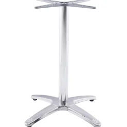 ALTEREGO Pied de table 'CHIKO' en métal chromé pour intérieur et extérieur Sale