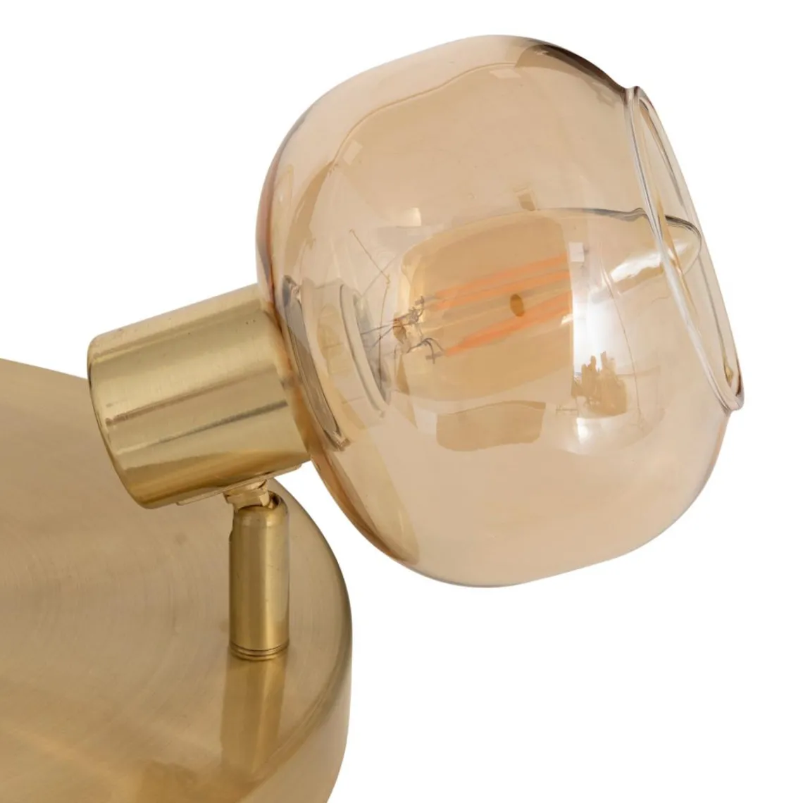 3S. x Home Plafonnier Pilia ambre New