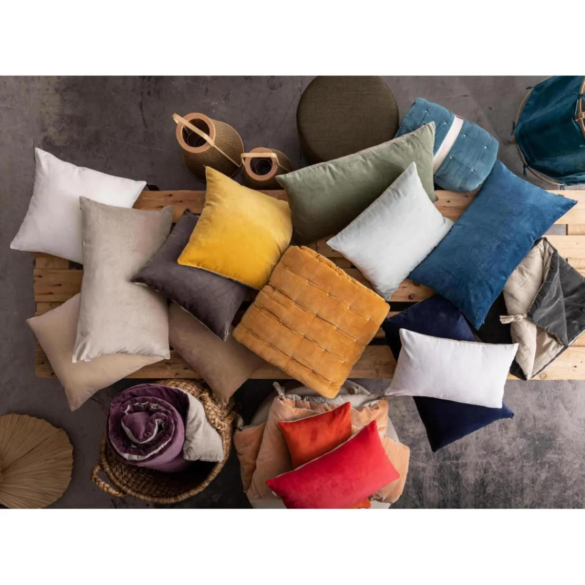 Maison Vivaraise Plaid à points noués Élise – Craie – 140 x 200 cm Online