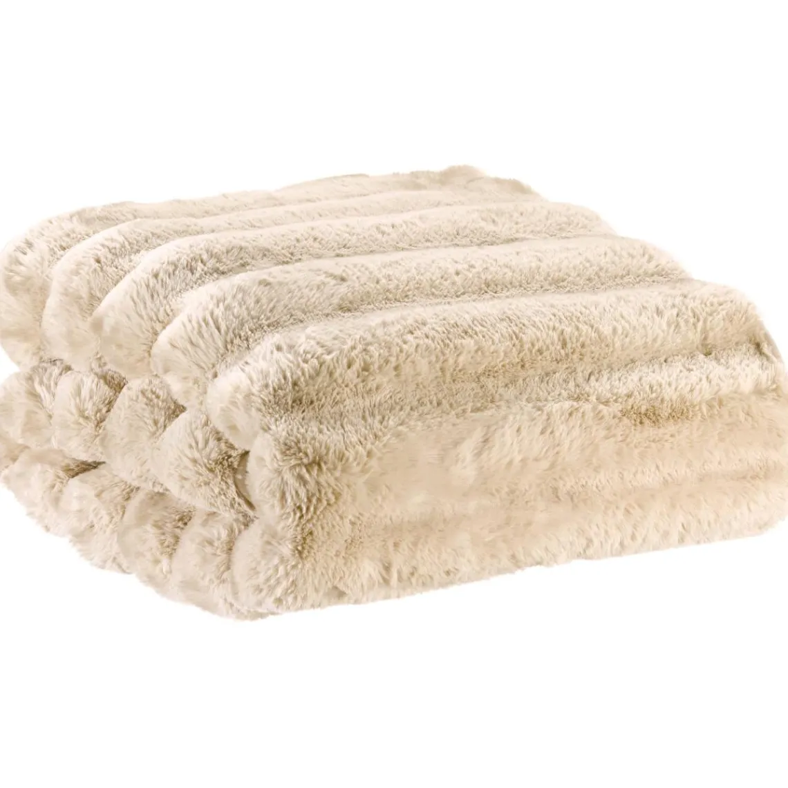 Maison Vivaraise Plaid Astrid Naturel 140 x 180 New