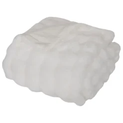 3S. x Home Plaid fausse fourrure 3D Zephy - blanc Best