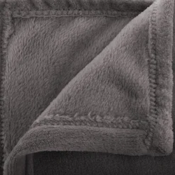 3S. x Home Plaid flanel gris foncé 130X180 Discount