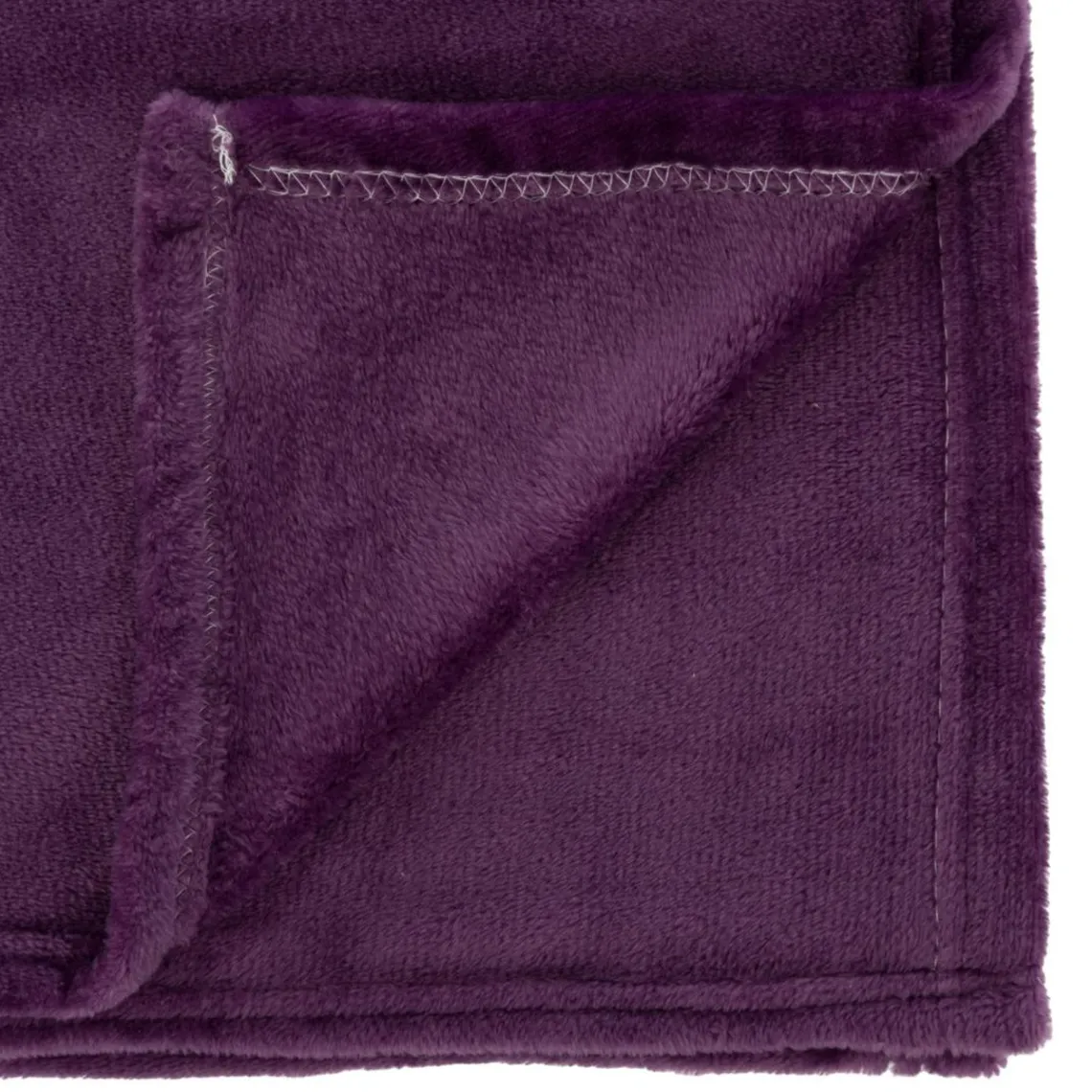 3S. x Home Plaid flanelle Ollis 130x180cm - Violet Online