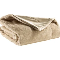 Maison Vivaraise Plaid Liwen Naturel 140 x 180 Sale