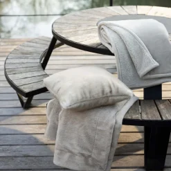 Maison Vivaraise Plaid Liwen Naturel 140 x 180 Sale