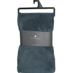 3S. x Home Plaid microfibre bleu orage 180x230 Hot