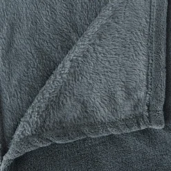 3S. x Home Plaid microfibre bleu orage 180x230 Hot