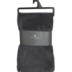 3S. x Home Plaid microfibre gris foncé 180x230